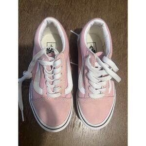 Vans girls sneakers Canvas Suede Pink Skater Old School children’s 13 EUC Kids